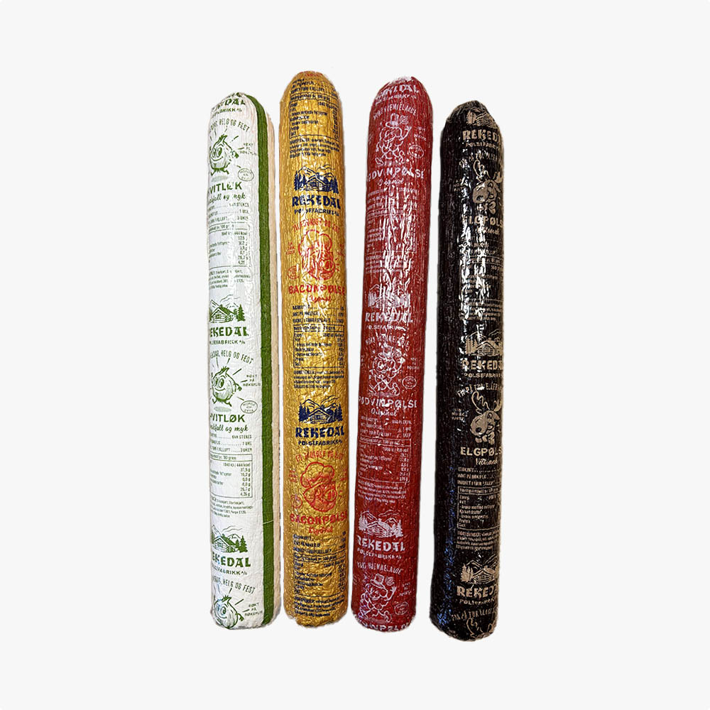 4-pack Store Spekepølser