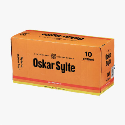 Oskar Sylte Ananasbrus 330ml 10-pack